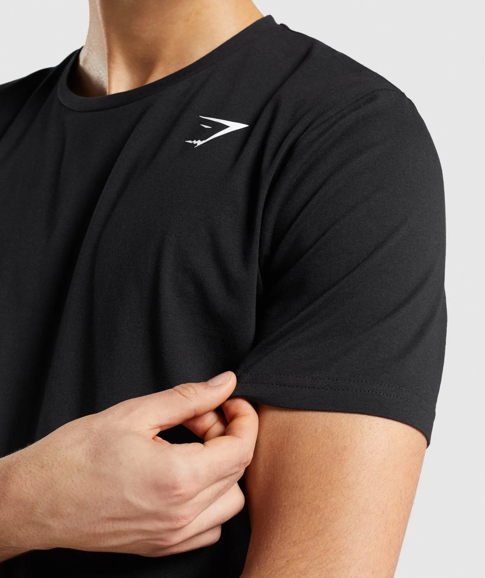 Gymshark Essential T-Shirt - Black sold by Gymshark product image thumbnail 5