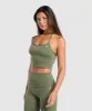 Gymshark Everyday C&S One Shoulder Crop Top - Core Olive sold by Gymshark