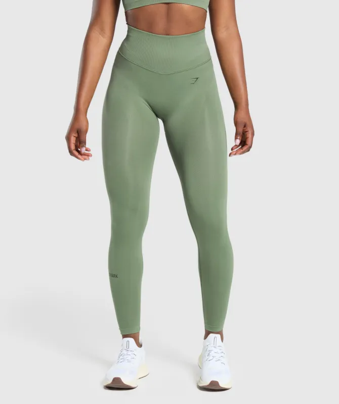 Gymshark Activate Seamless Leggings - Force Green sold by Gymshark