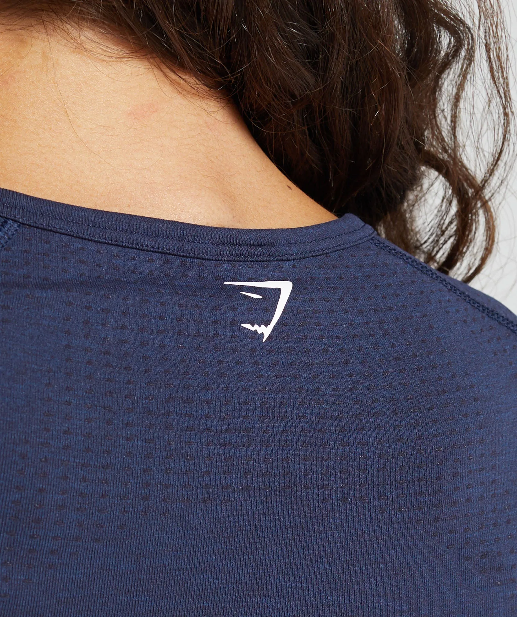Gymshark Vital Crop Top - Heavy Blue Marl sold by Gymshark product image thumbnail 5