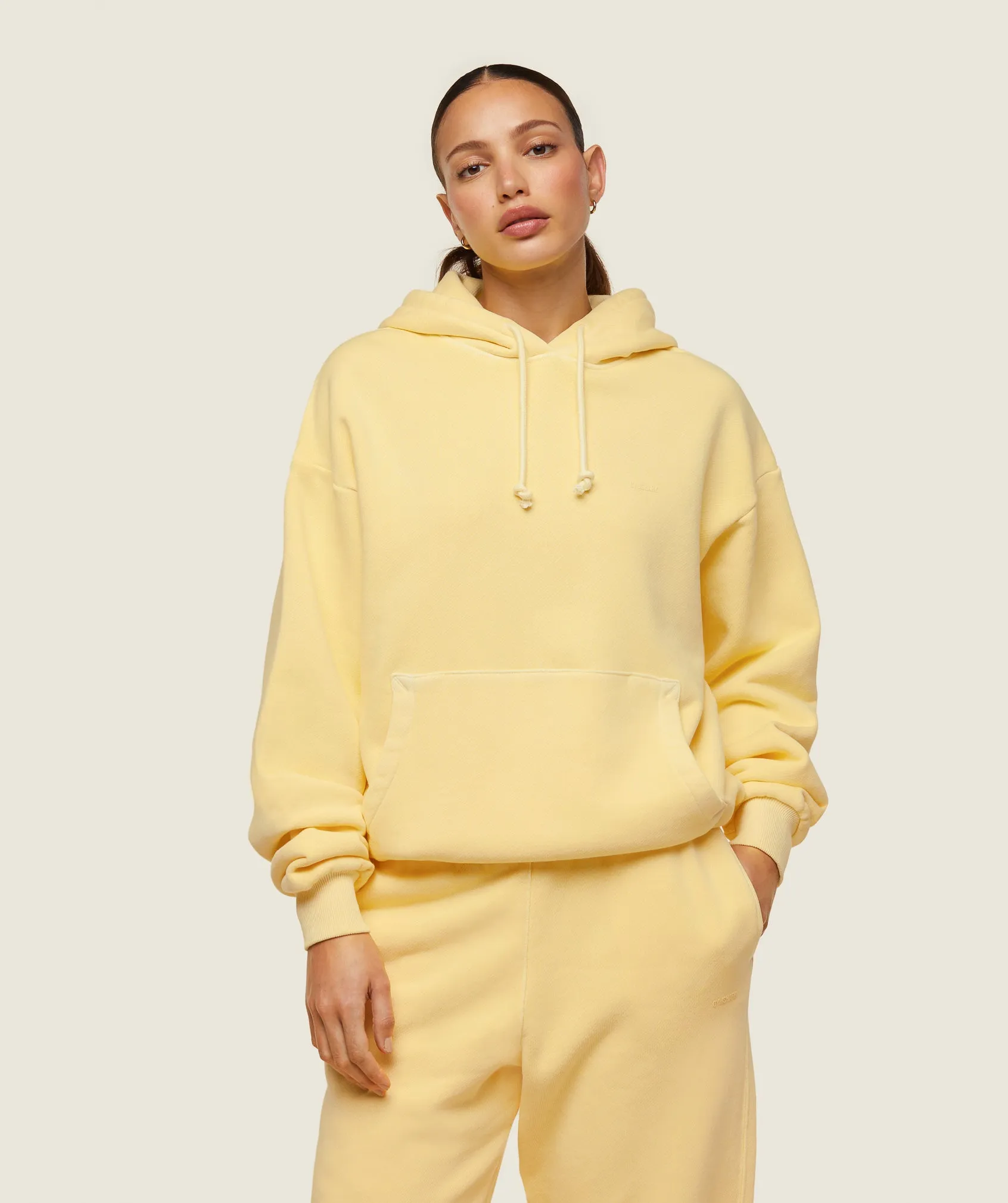 Gymshark everywear Relaxed Hoodie - Sunray Yellow sold by Gymshark