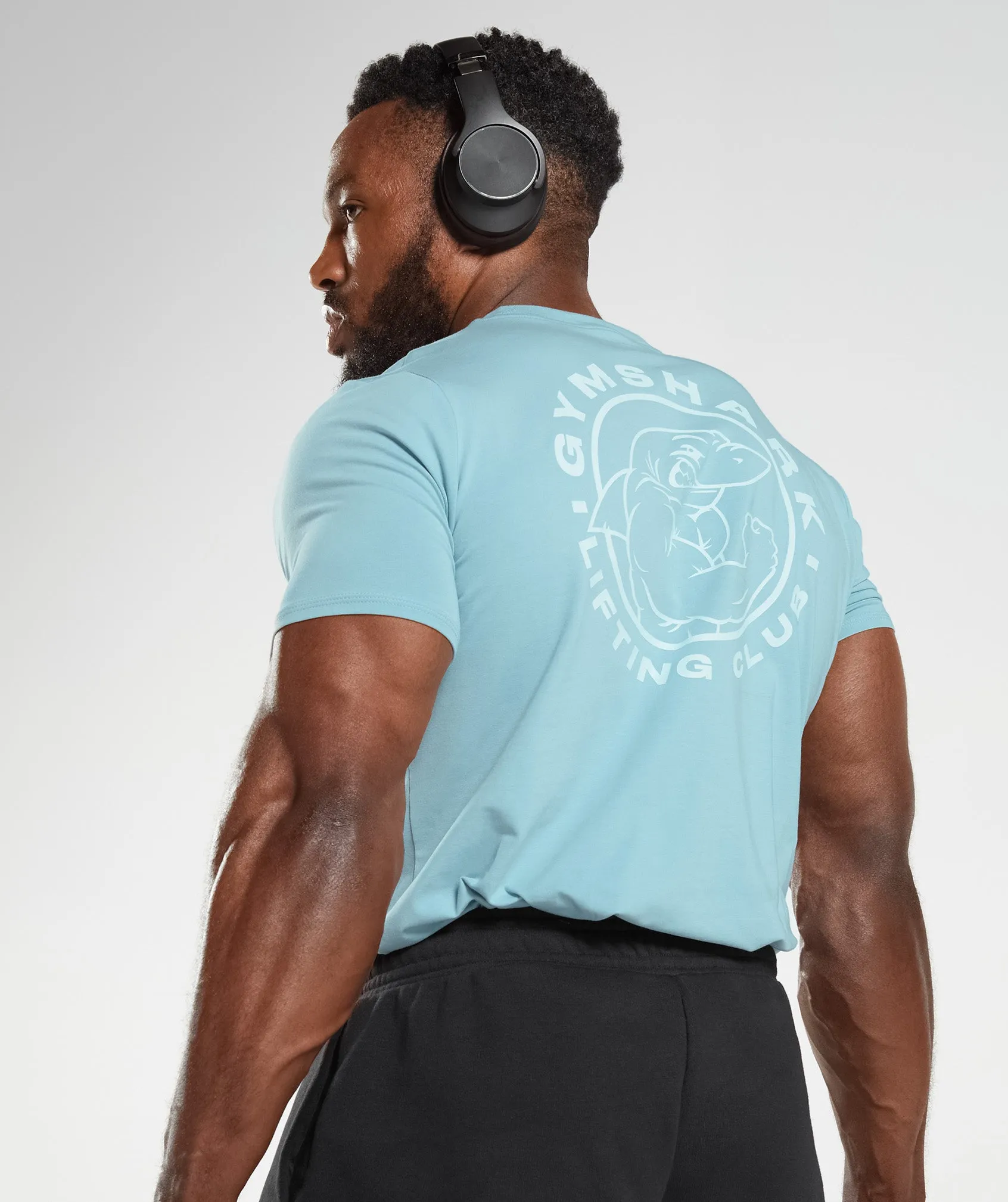 Gymshark Legacy T-Shirt - Iceberg Blue sold by Gymshark product image thumbnail 5