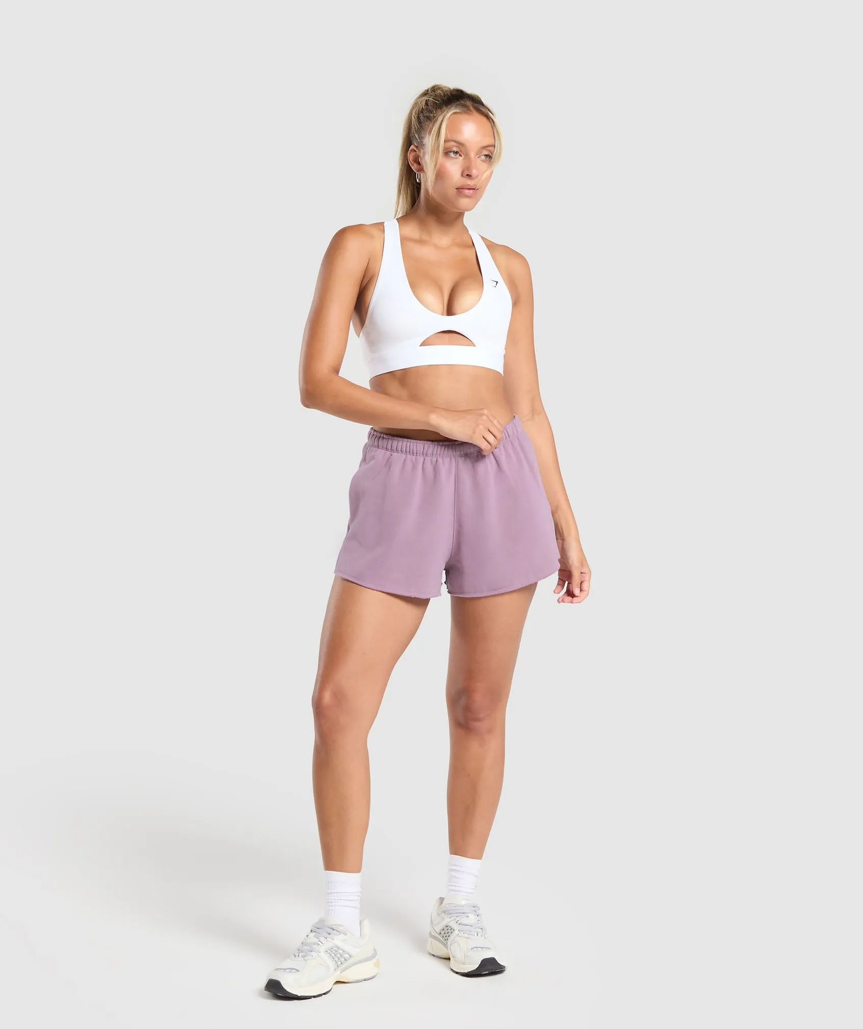 Gymshark Fleece Shorts - Soft Purple sold by Gymshark