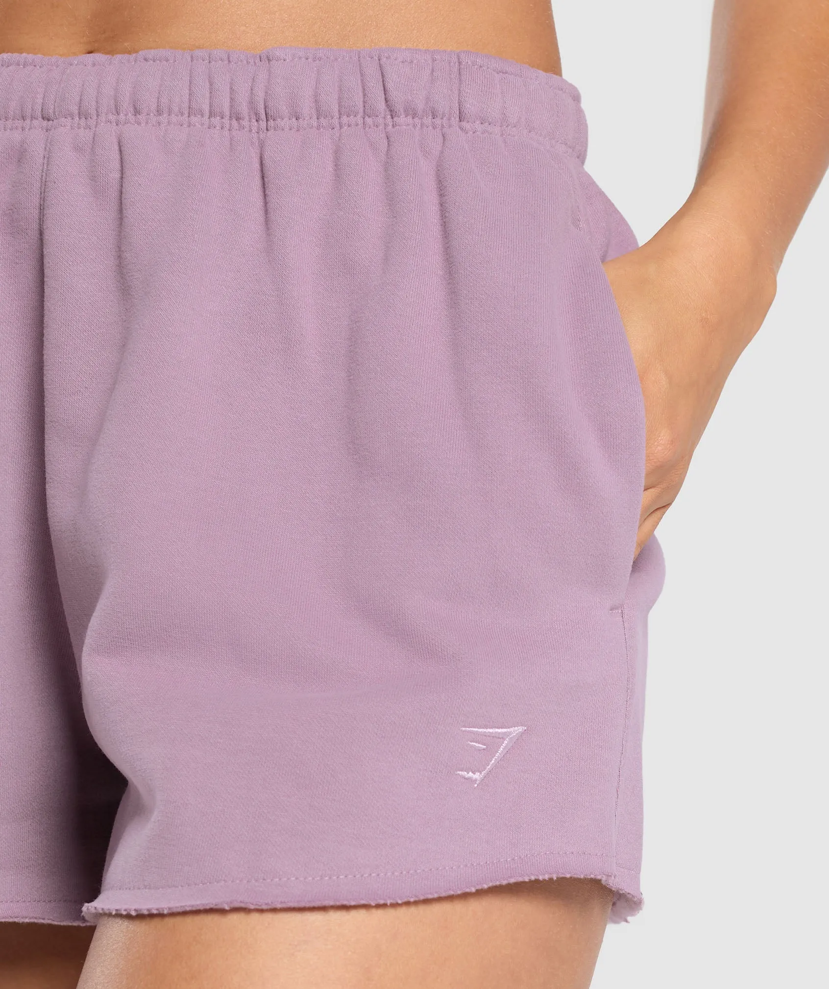 Gymshark Fleece Shorts - Soft Purple sold by Gymshark product image thumbnail 3