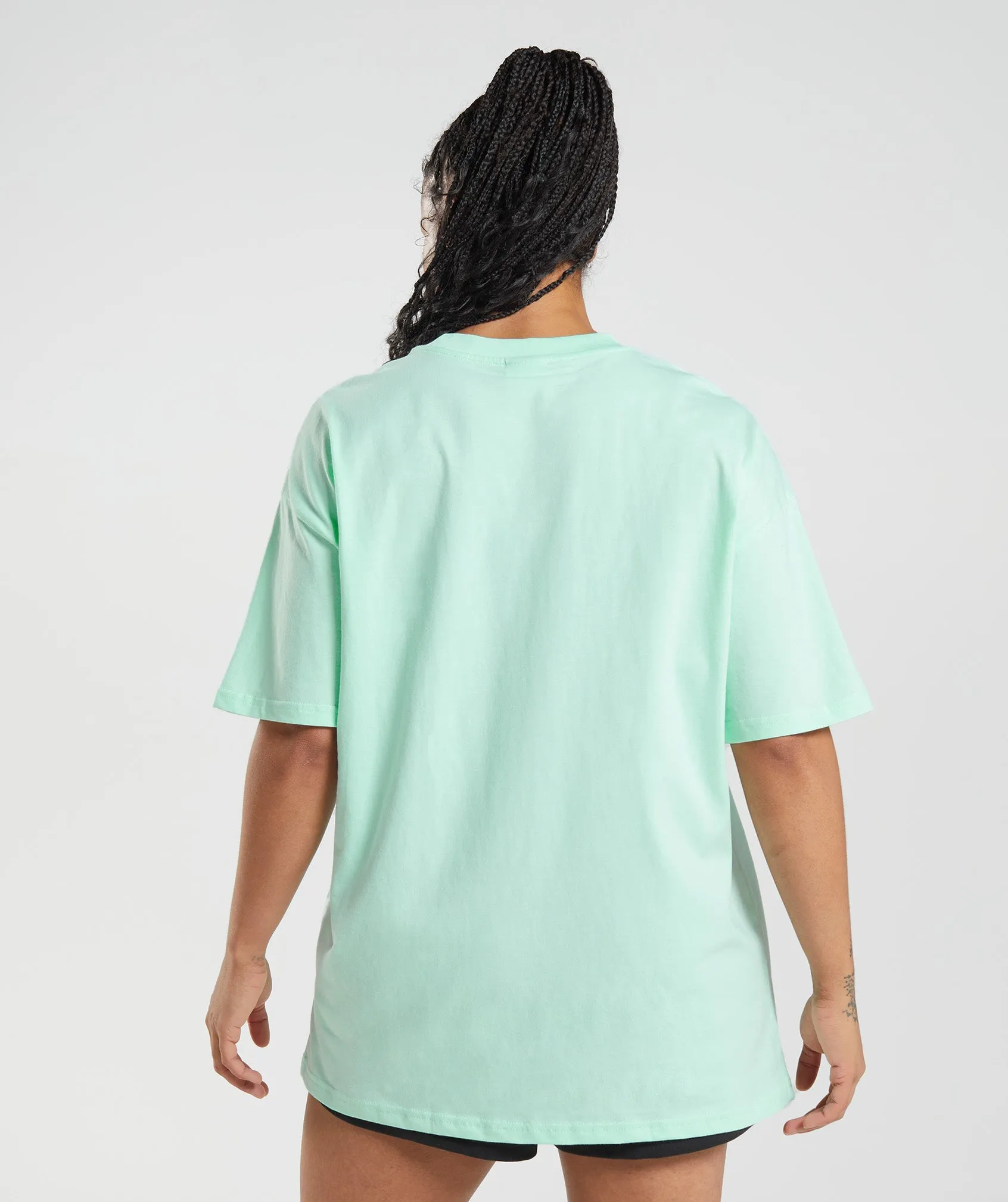 Gymshark Legacy Oversized T-Shirt - Turbo Blue sold by Gymshark product image thumbnail 2