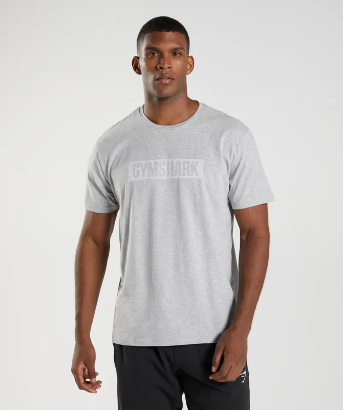Gymshark Block T-Shirt - Light Grey Marl sold by Gymshark