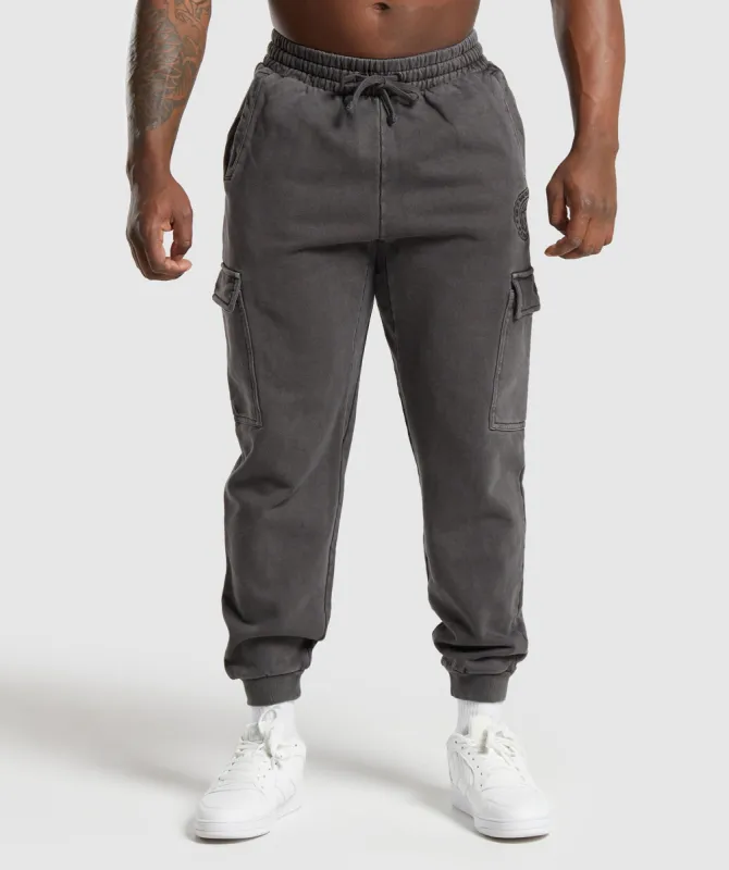 Gymshark Premium Legacy Cargo Pants - Black sold by Gymshark