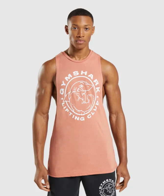 Gymshark Legacy Drop Arm Tank - Nevada Pink sold by Gymshark