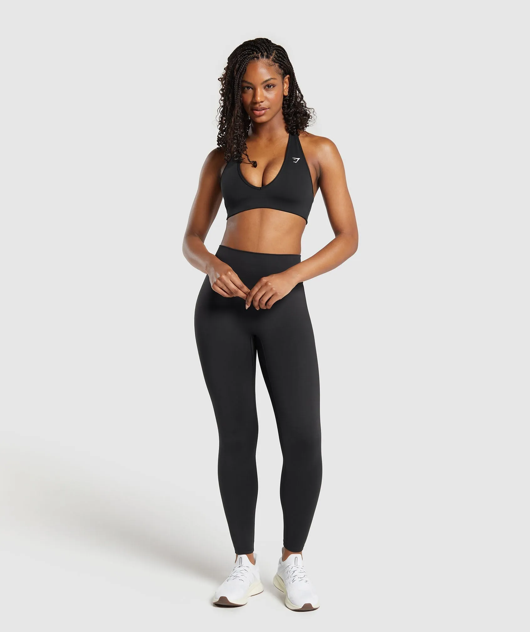 Gymshark Halterneck Sports Bra - Black sold by Gymshark product image thumbnail 4