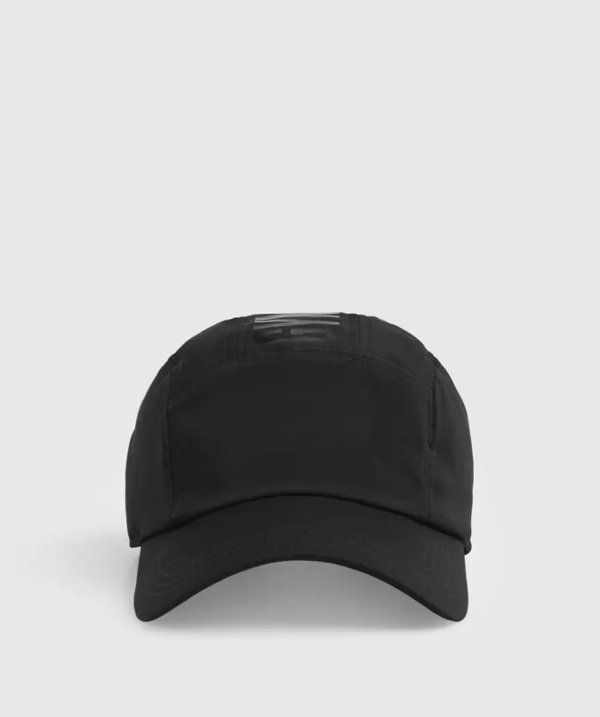 Gymshark 5 Panel Running Cap - Black sold by Gymshark