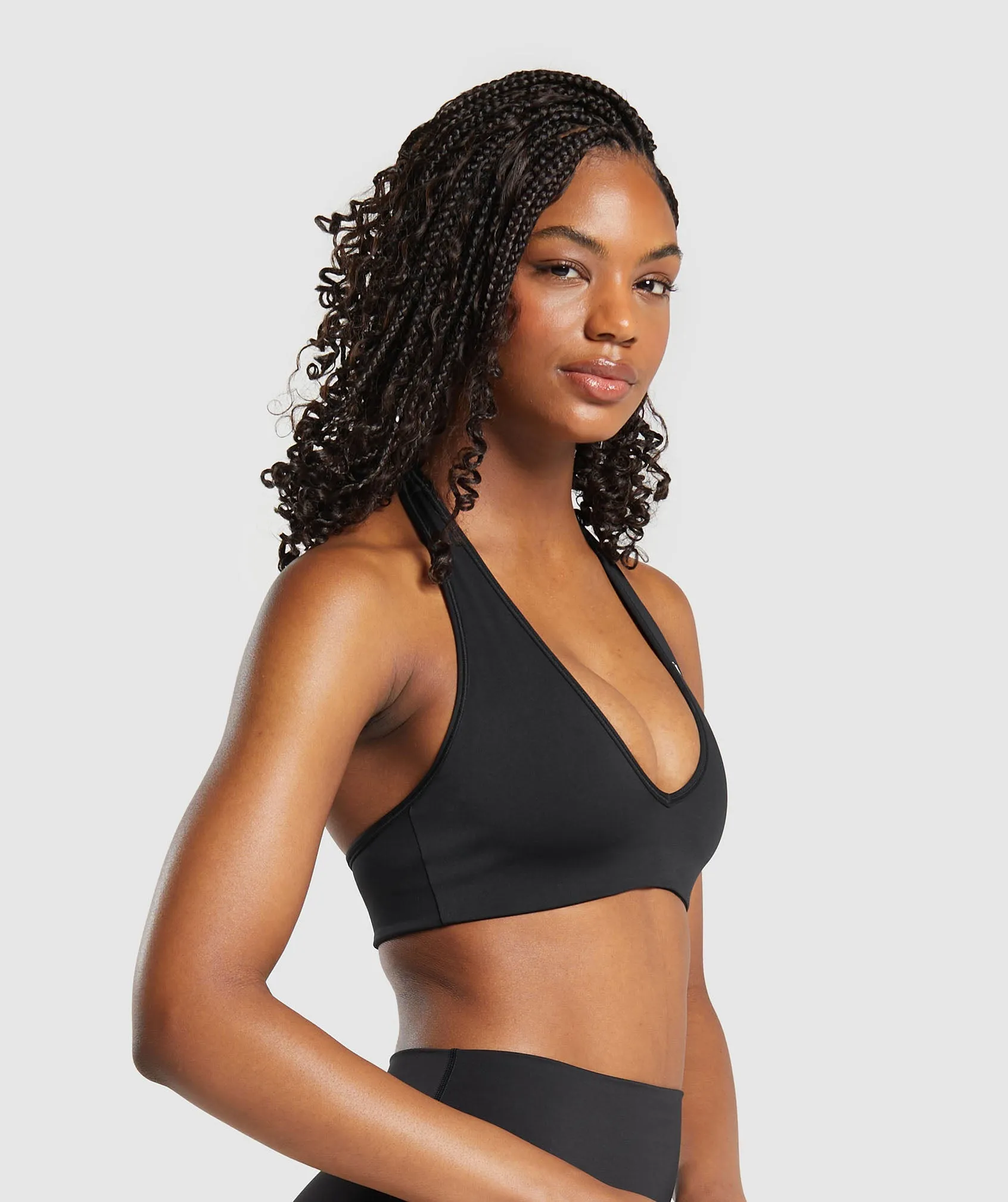 Gymshark Halterneck Sports Bra - Black sold by Gymshark product image thumbnail 3