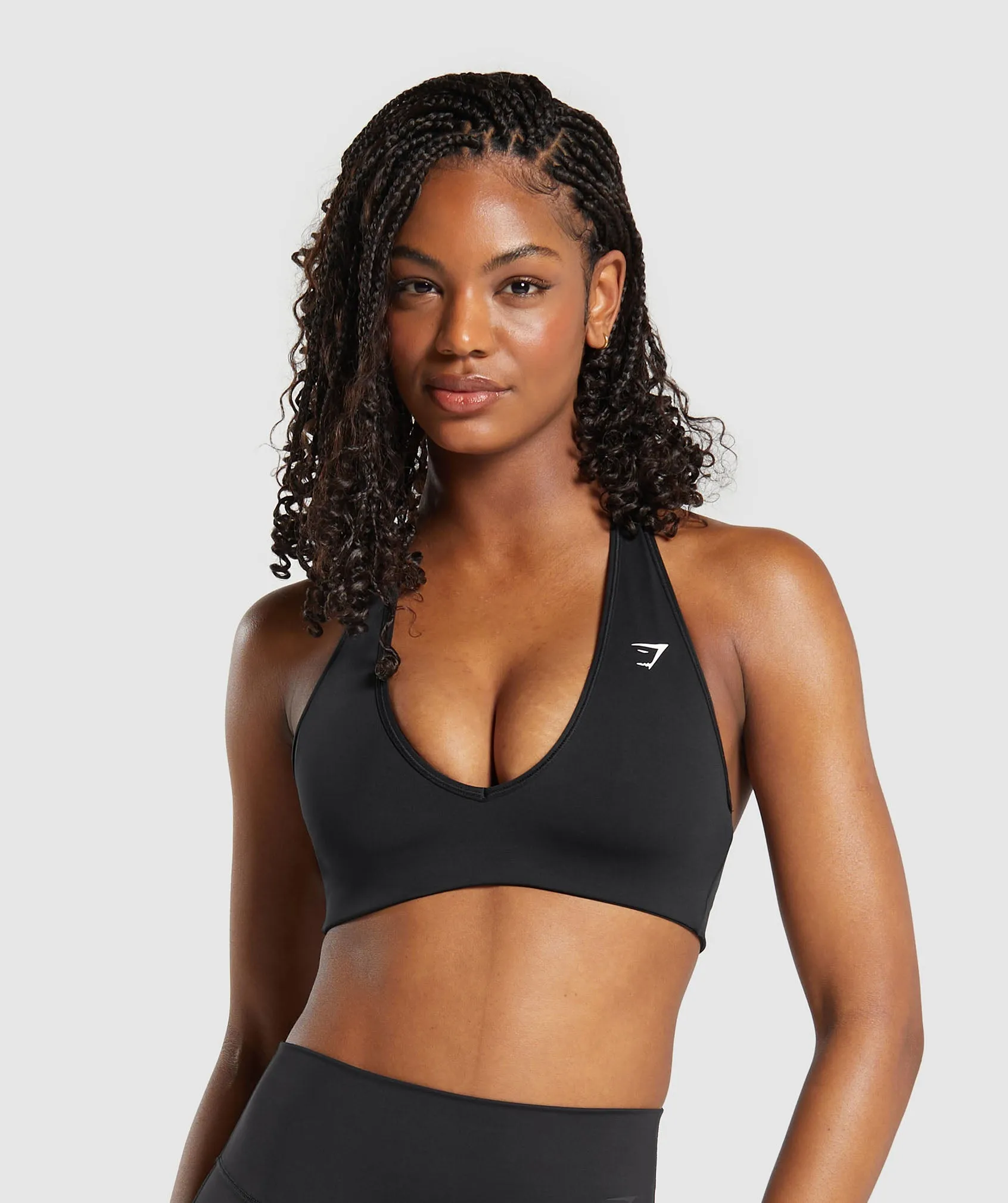 Gymshark Halterneck Sports Bra - Black sold by Gymshark