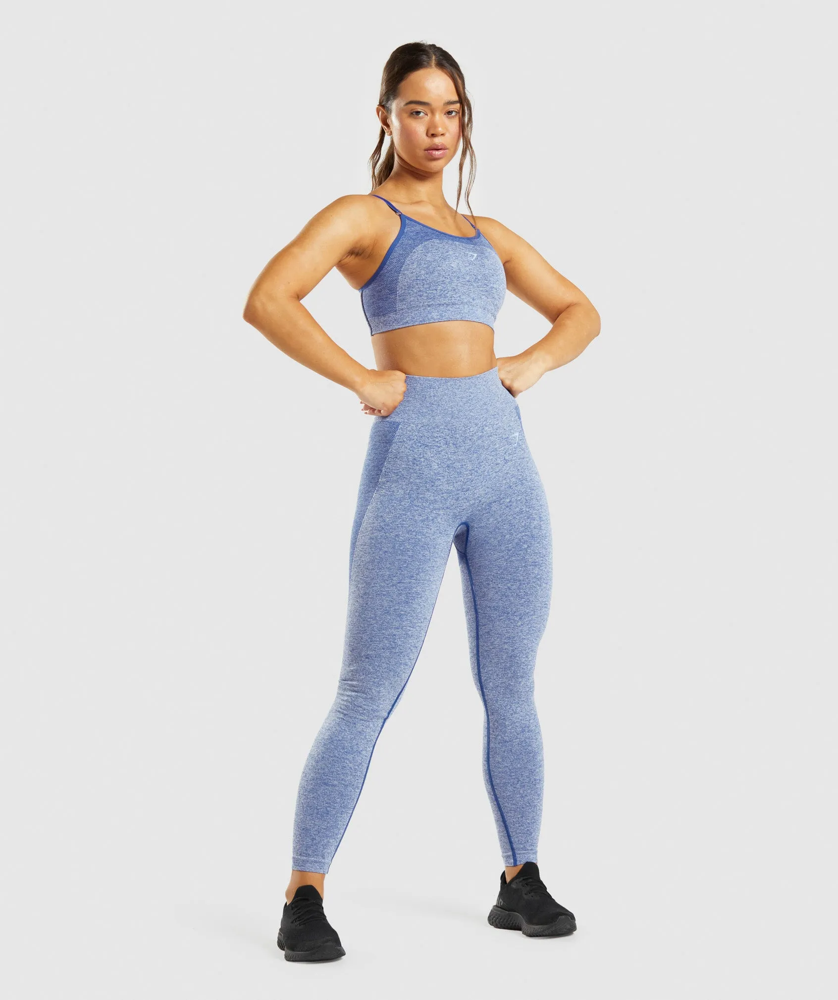 Gymshark Flex High Waisted Leggings - Earl Blue Marl sold by Gymshark product image thumbnail 4