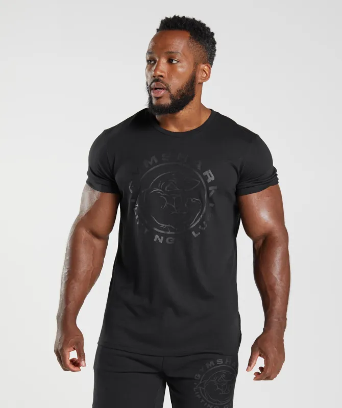 Gymshark Legacy T-Shirt - Black sold by Gymshark