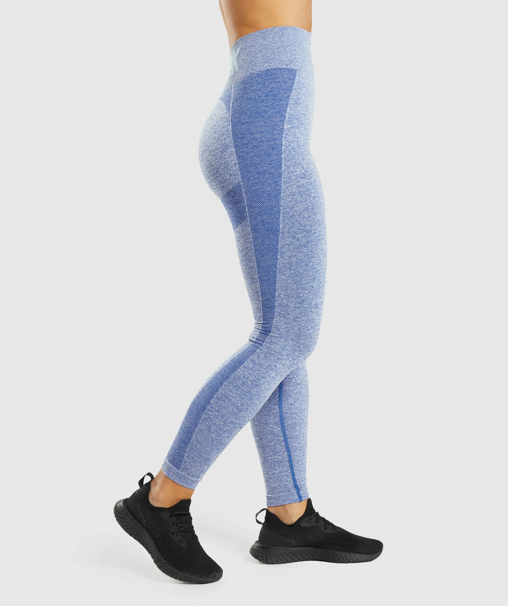 Gymshark Flex High Waisted Leggings - Earl Blue Marl sold by Gymshark product image thumbnail 3