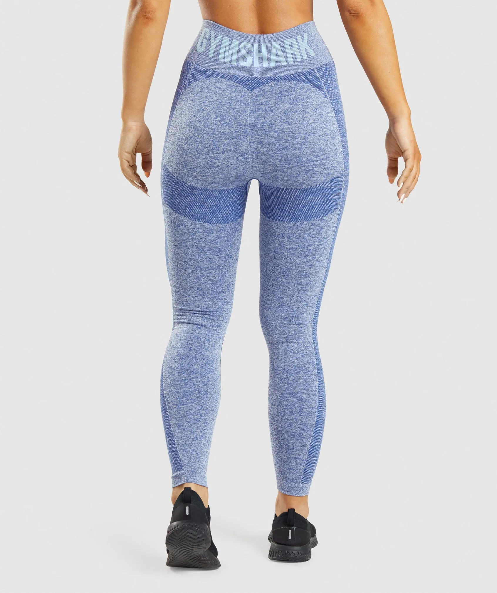 Gymshark Flex High Waisted Leggings - Earl Blue Marl sold by Gymshark product image thumbnail 2