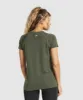 Gymshark Vital Seamless 2.0 Light T-Shirt - Base Green/ Marl sold by Gymshark