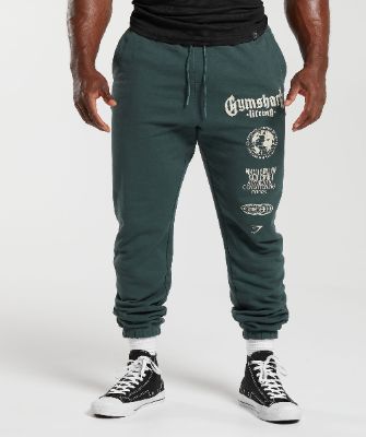 Gymshark Global Lifting Oversized Pants - Green sold by Gymshark