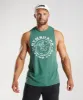 Gymshark Legacy Drop Arm Tank - Hoya Green sold by Gymshark