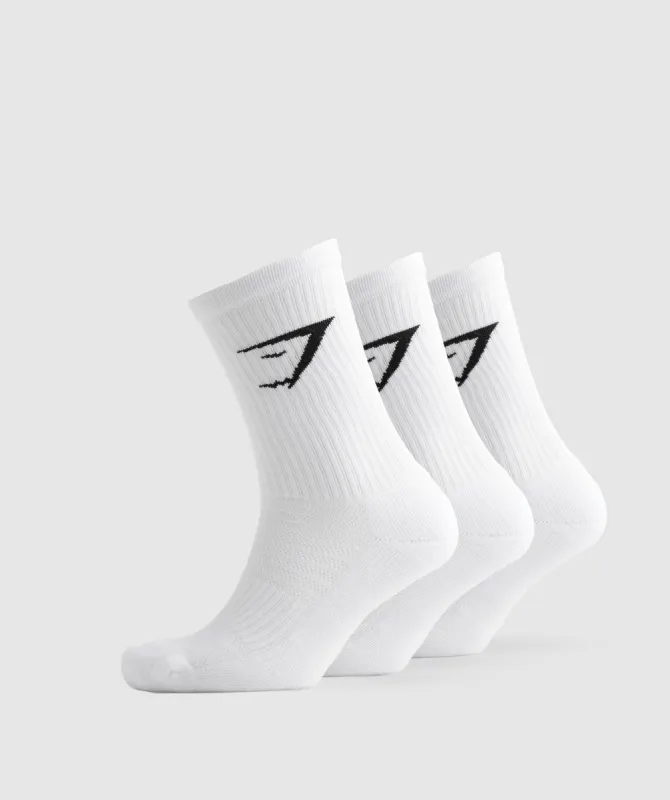 Crew Socks 3pk sold by Gymshark