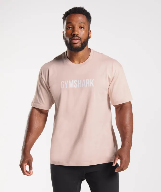 Gymshark Apollo Oversized T-Shirt - Misty Pink sold by Gymshark