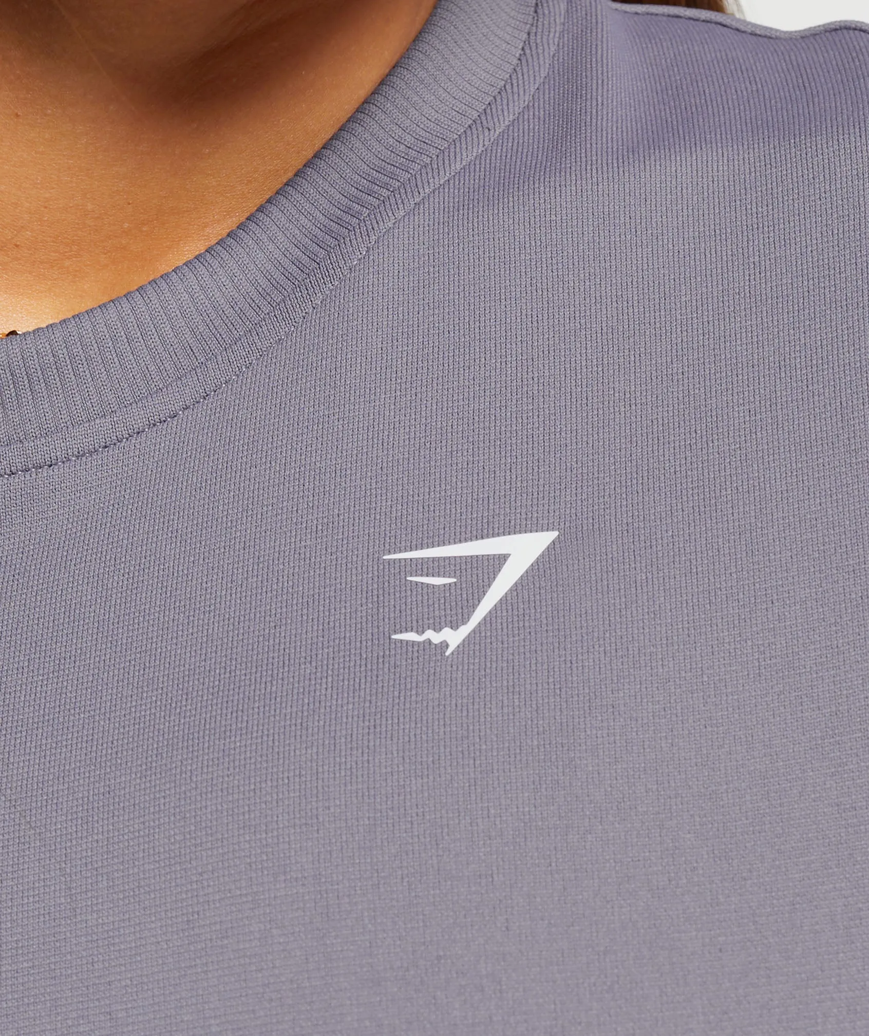 Gymshark Everyday Seamless T-Shirt - Fog Purple sold by Gymshark product image thumbnail 5