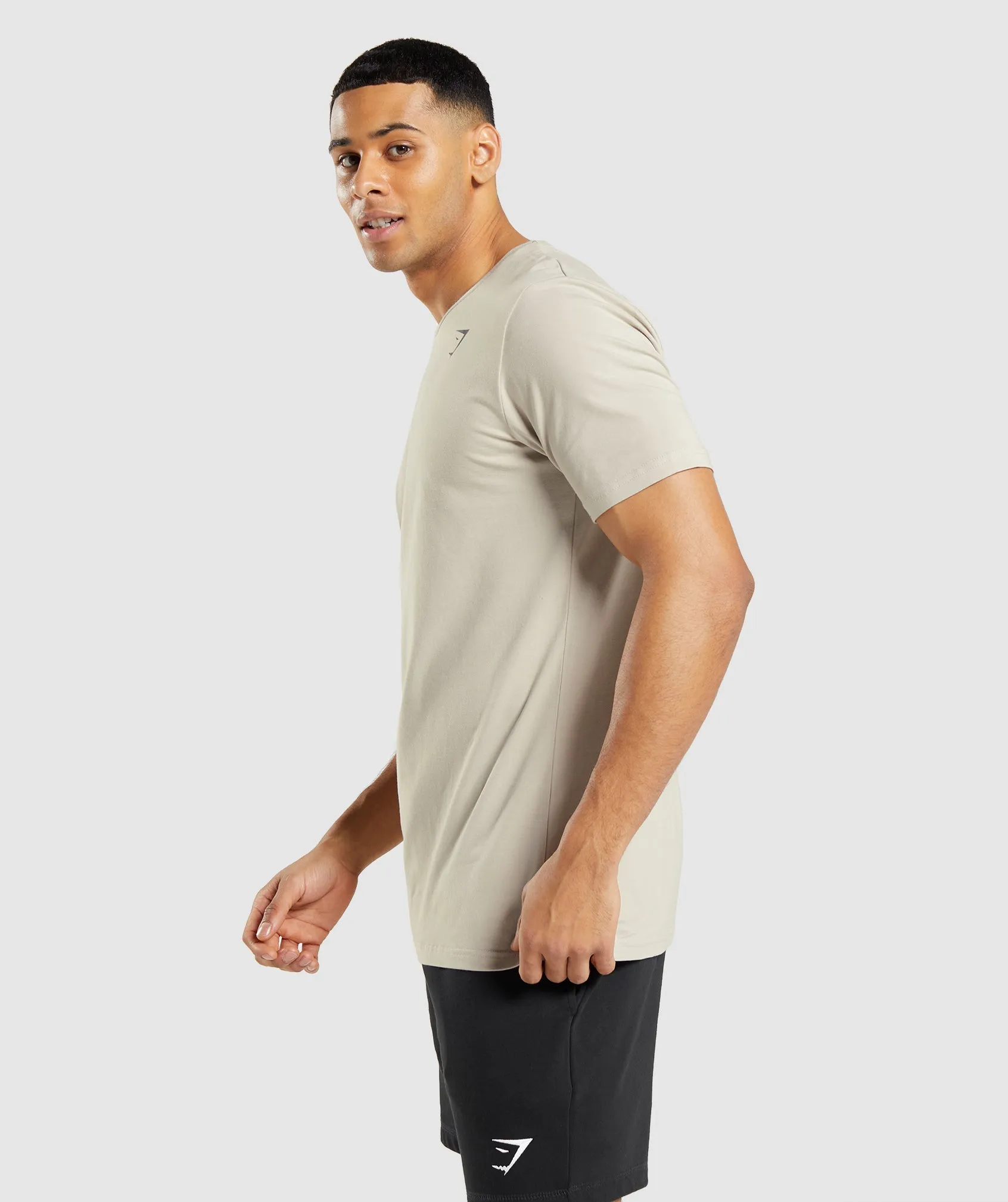 Gymshark Essential T-Shirt - Pebble Grey sold by Gymshark product image thumbnail 3