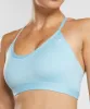 Gymshark V Neck Sports Bra - Glacier Blue sold by Gymshark