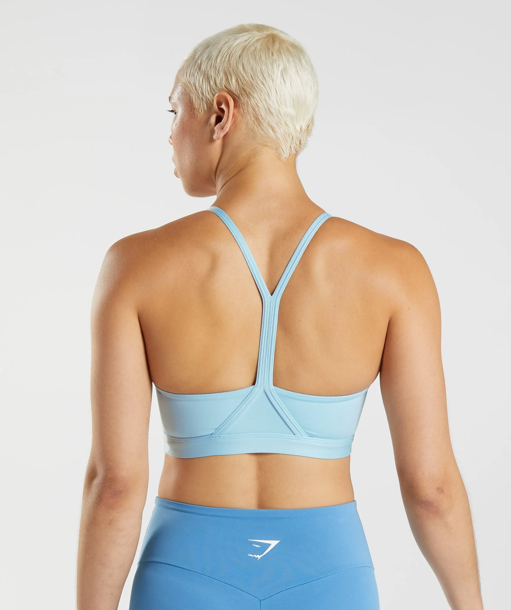 Gymshark V Neck Sports Bra - Glacier Blue sold by Gymshark product image thumbnail 2