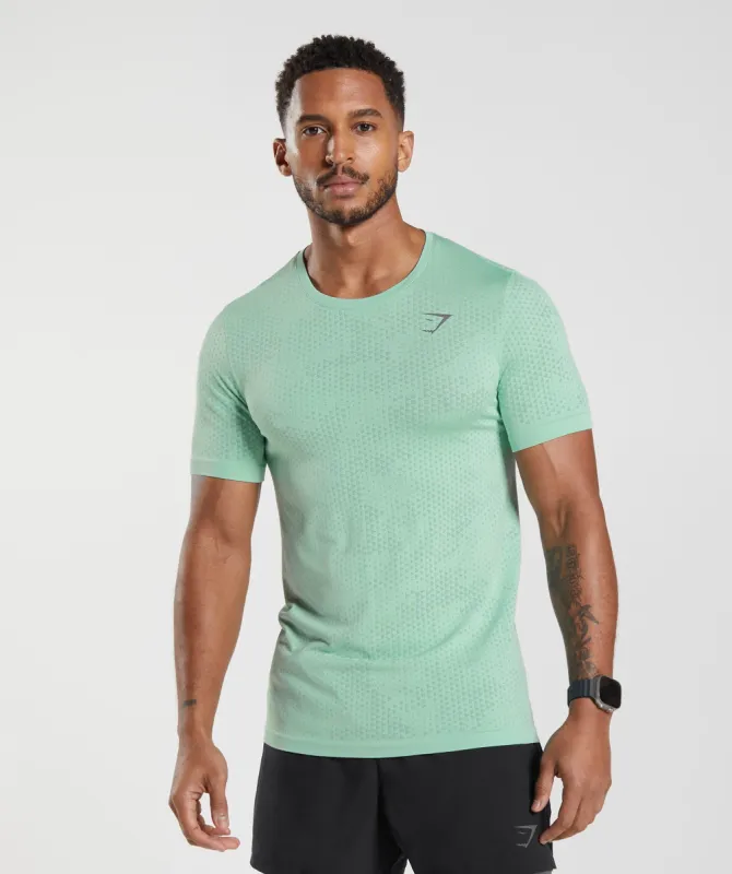 Gymshark Sport Seamless T-Shirt - Pastel Green/Willow Green sold by Gymshark