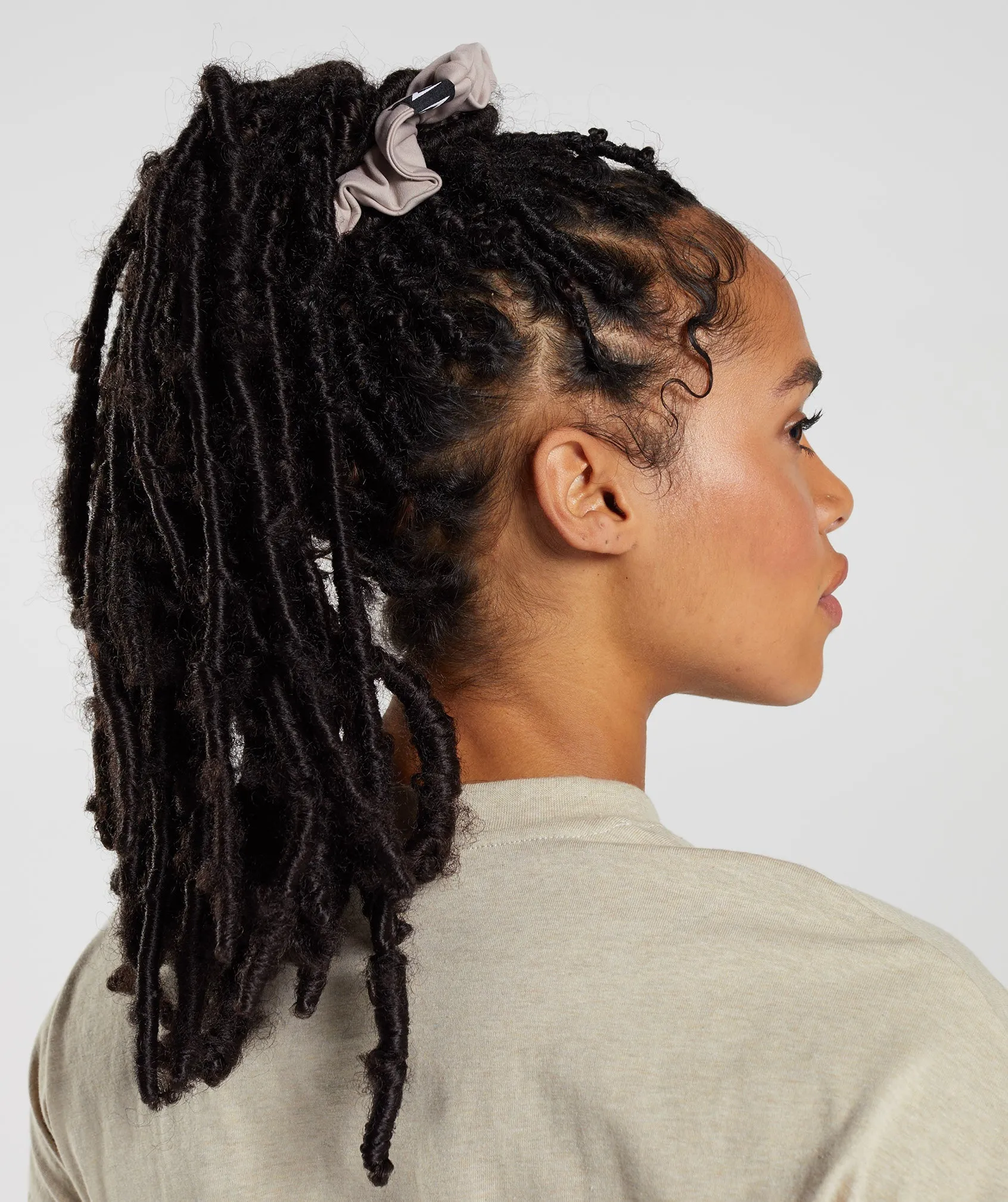 Gymshark Scrunchies 3pk - White/Blush Pink/Misty Pink sold by Gymshark product image thumbnail 4