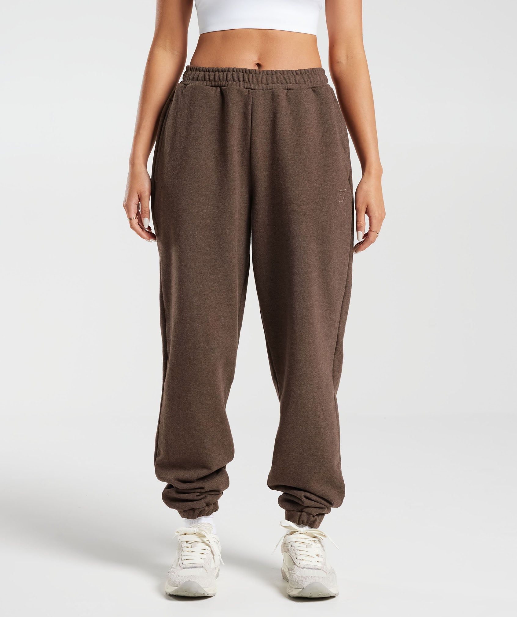 Gymshark Rest Day Sweats Jogger - Cozy Brown Marl sold by Gymshark product image thumbnail 2