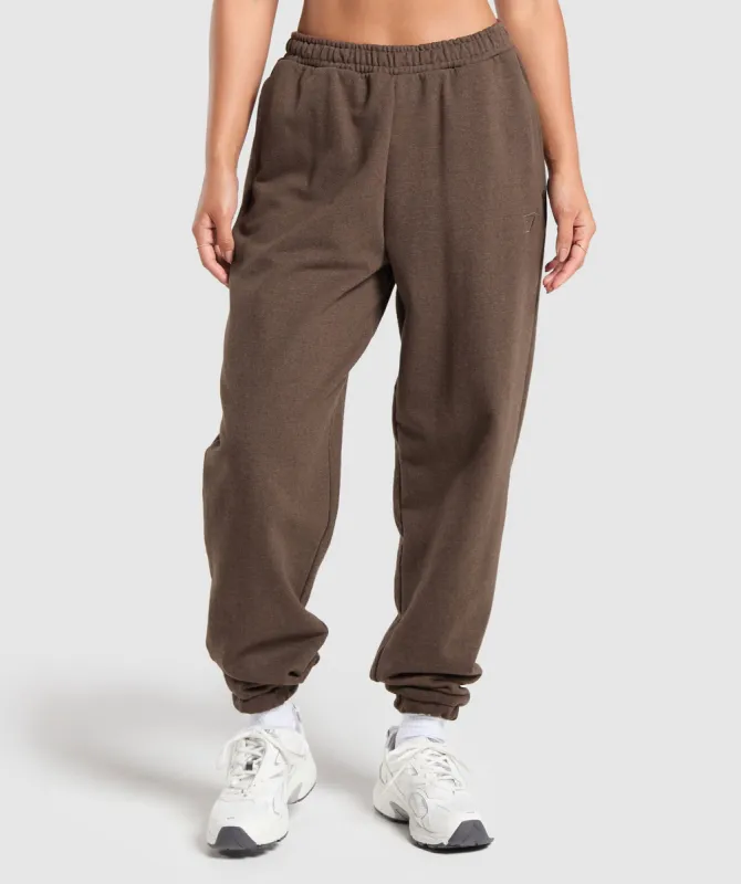 Gymshark Rest Day Sweats Joggers - Cozy Brown Marl sold by Gymshark