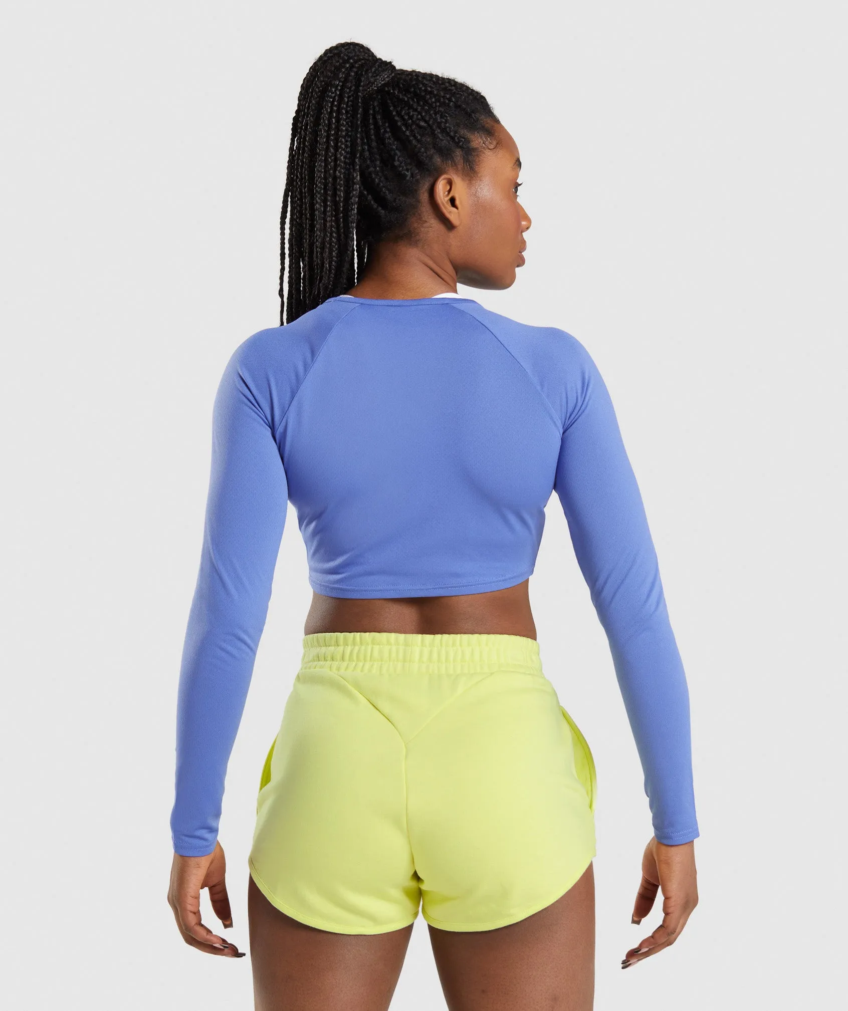 Gymshark Training Long Sleeve Crop Top - Court Blue sold by Gymshark product image thumbnail 2