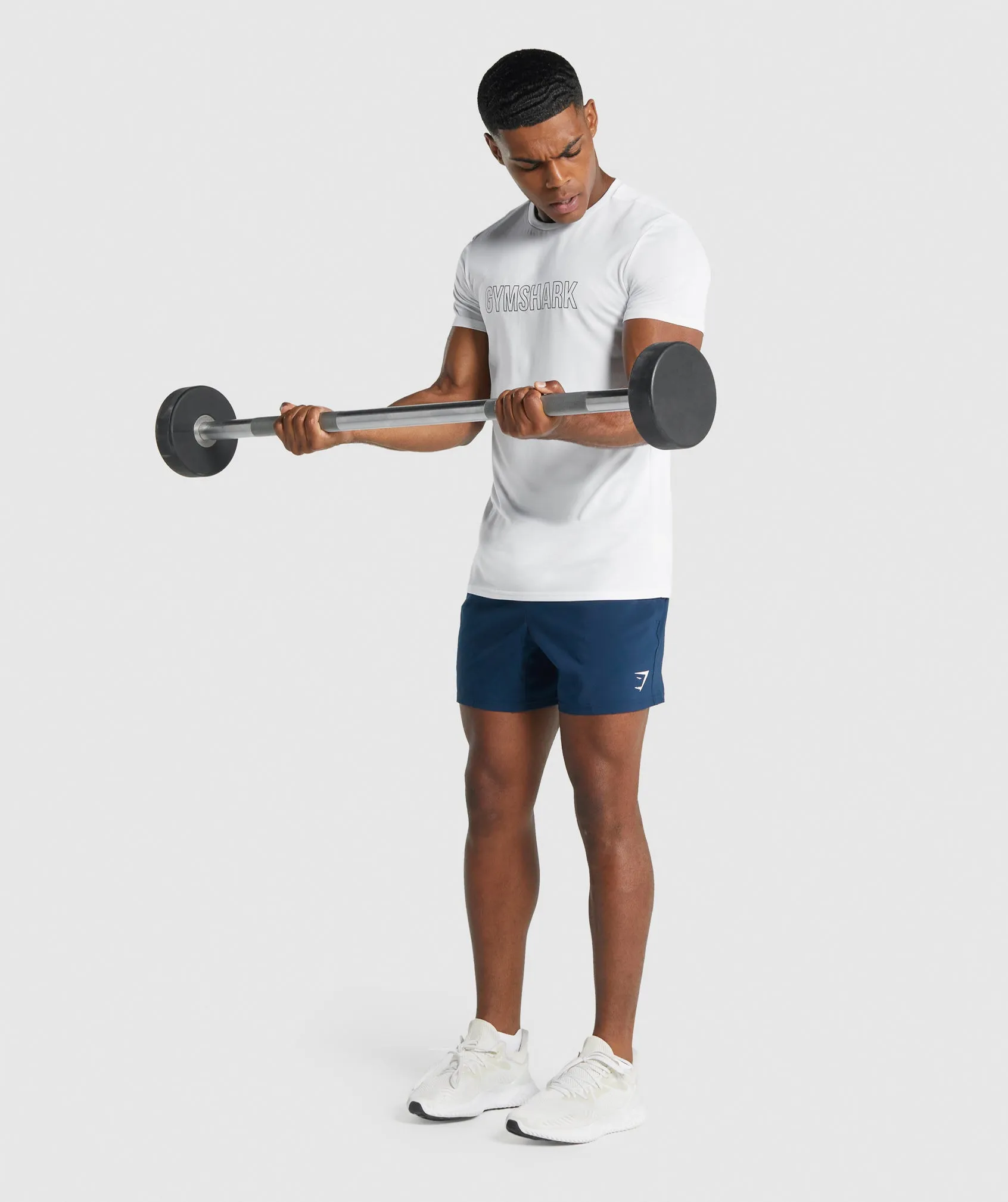 Gymshark Arrival Graphic T-Shirt - White sold by Gymshark product image thumbnail 4