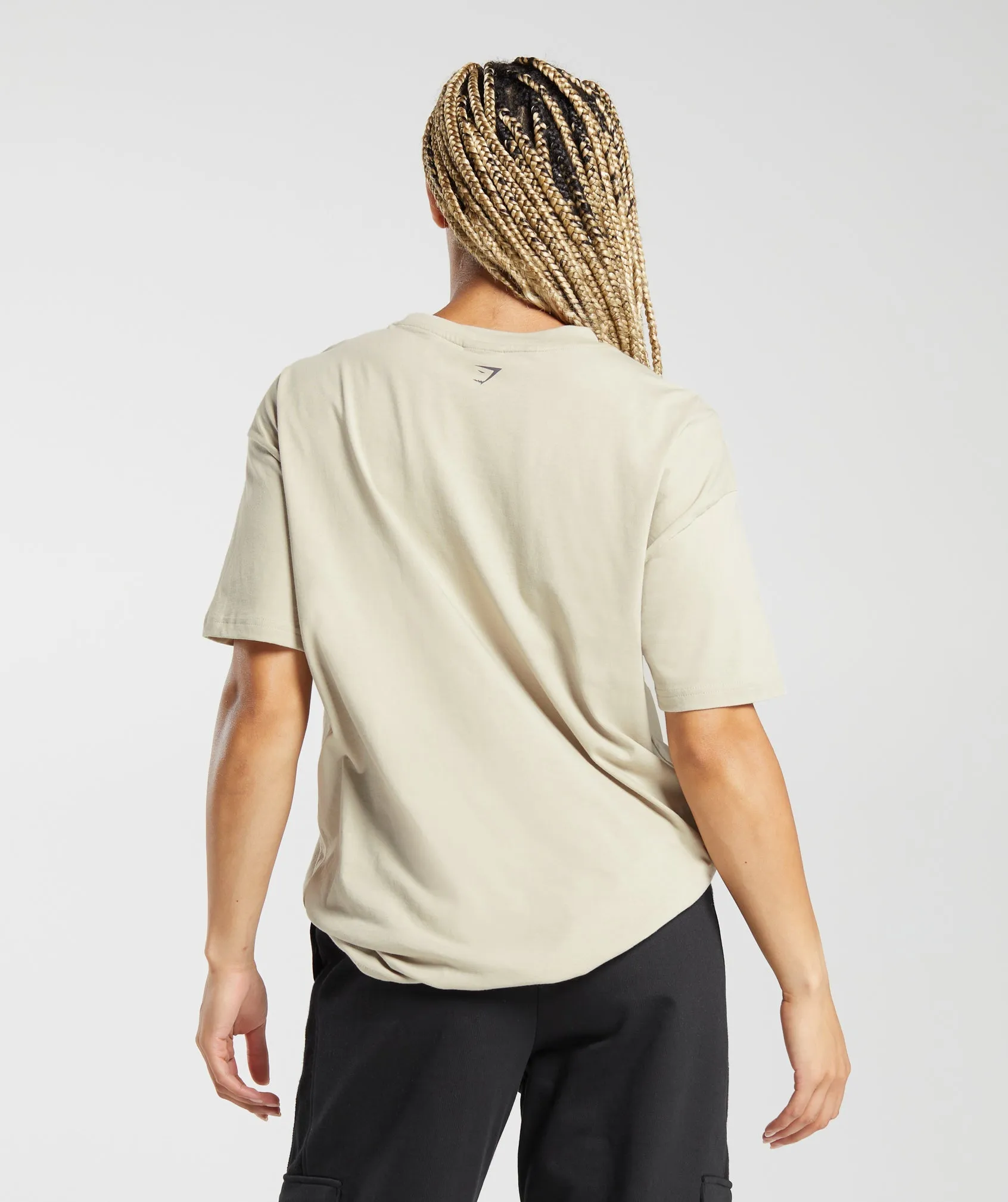 Gymshark Lifting Apparel Oversized T-Shirt - Washed Stone Brown sold by Gymshark product image thumbnail 2