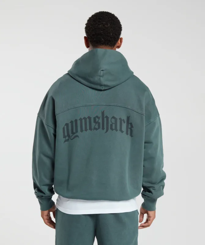 Gymshark Heavyweight Hoodie - Smokey Teal sold by Gymshark