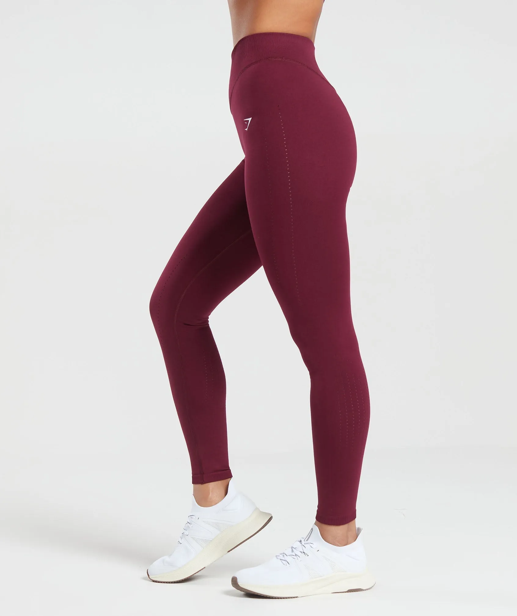 Gymshark Sweat Seamless Leggings - Plum Pink sold by Gymshark product image thumbnail 3