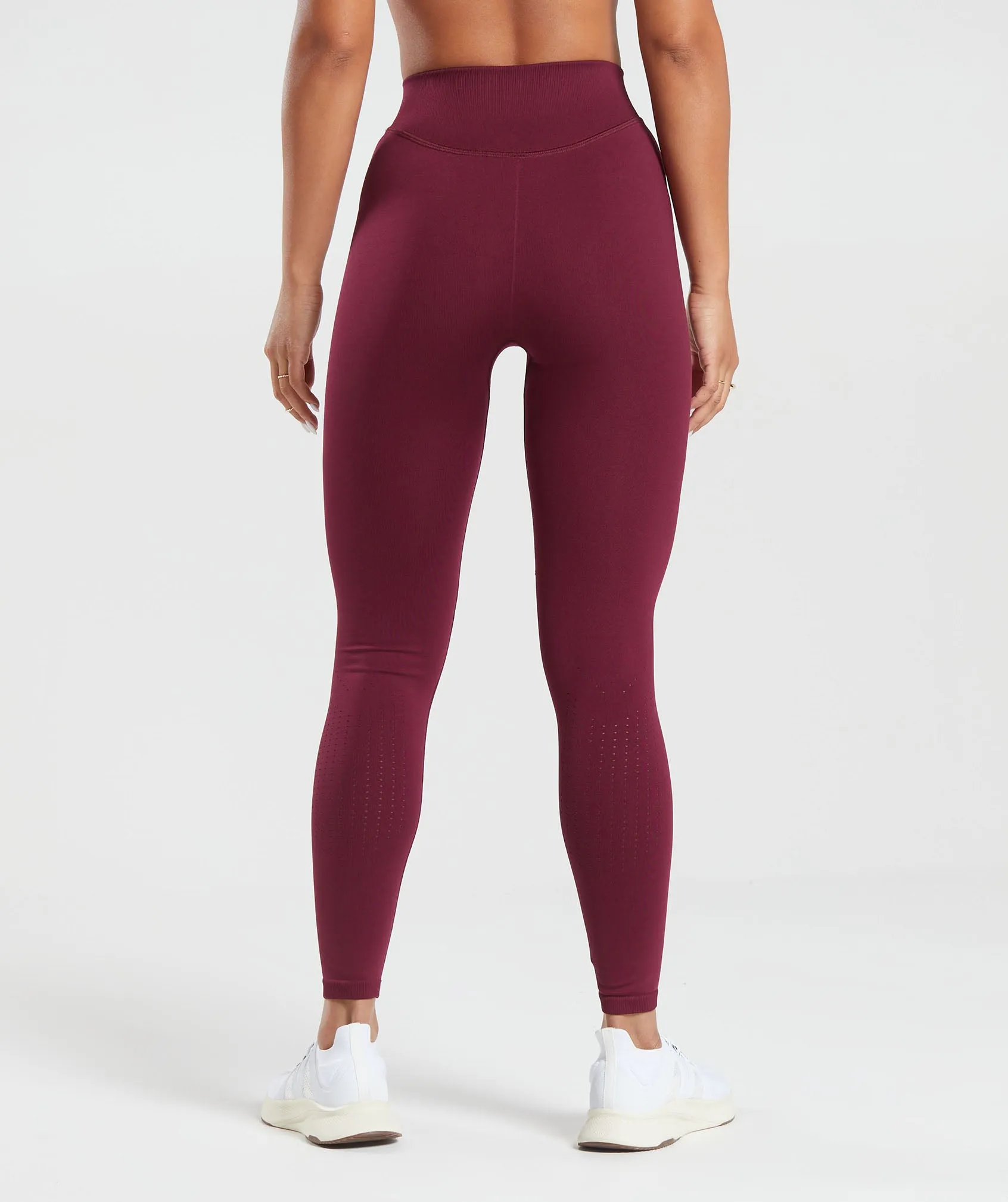 Gymshark Sweat Seamless Leggings - Plum Pink sold by Gymshark product image thumbnail 2