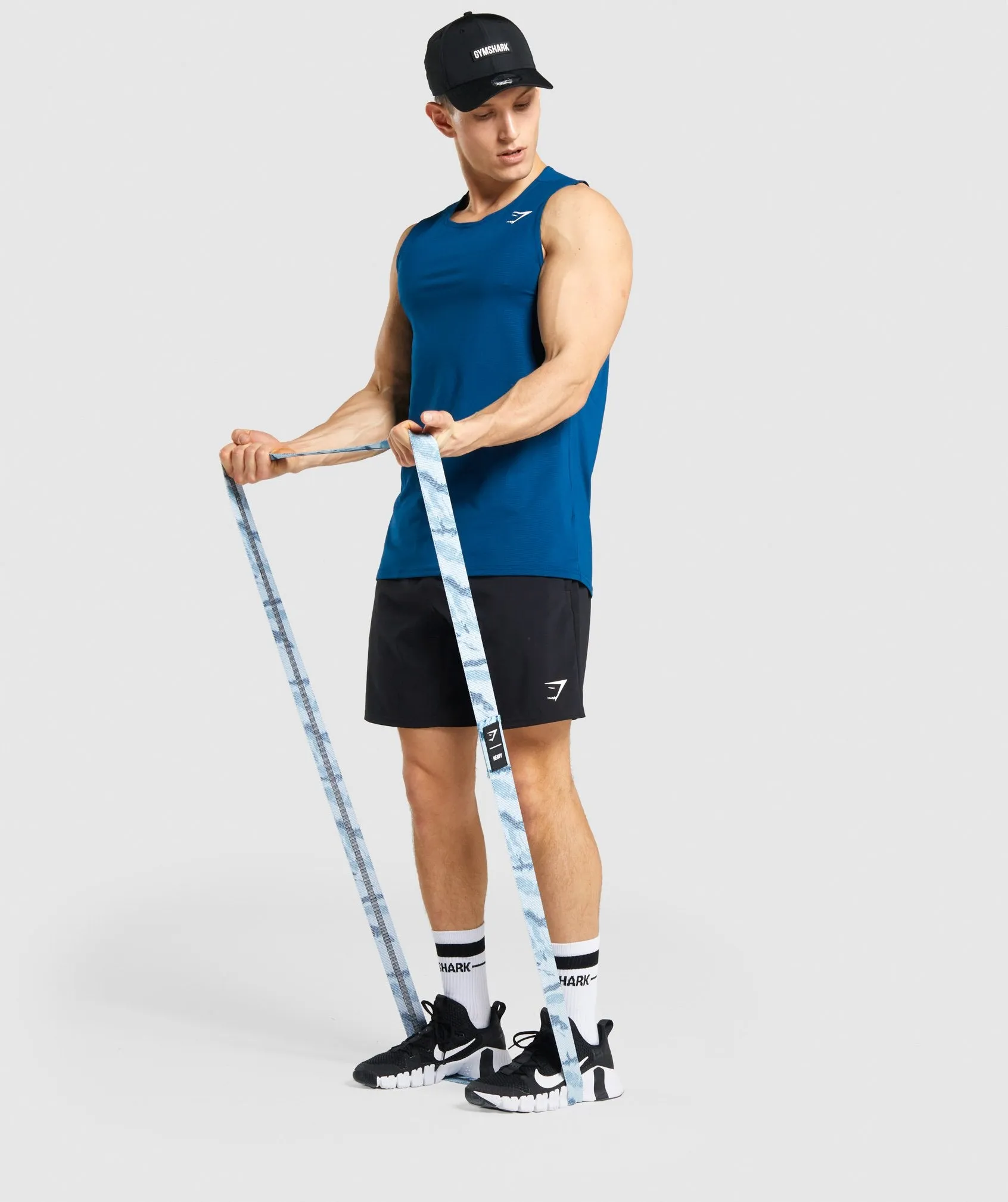 Gymshark Long Heavy Resistance Band - Blue Print sold by Gymshark product image thumbnail 3