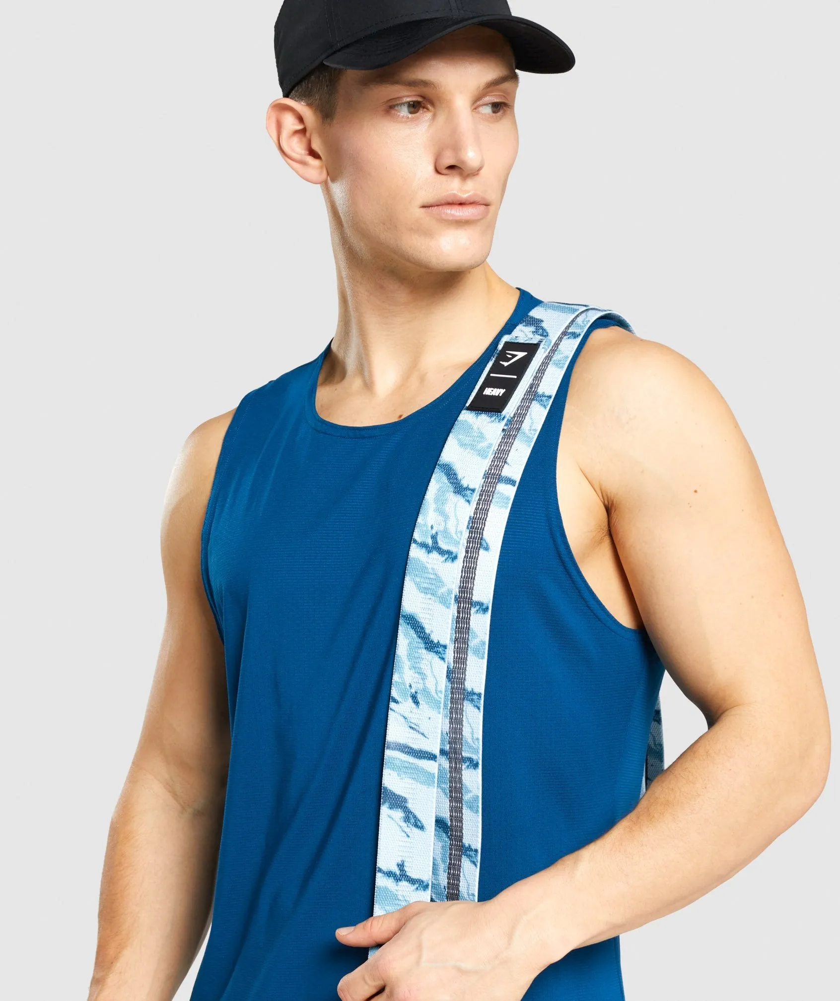 Gymshark Long Heavy Resistance Band - Blue Print sold by Gymshark product image thumbnail 4