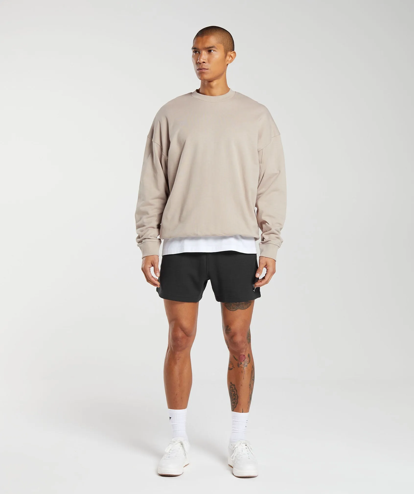 Gymshark Rest Day Essential Crew - Stone Pink sold by Gymshark product image thumbnail 4