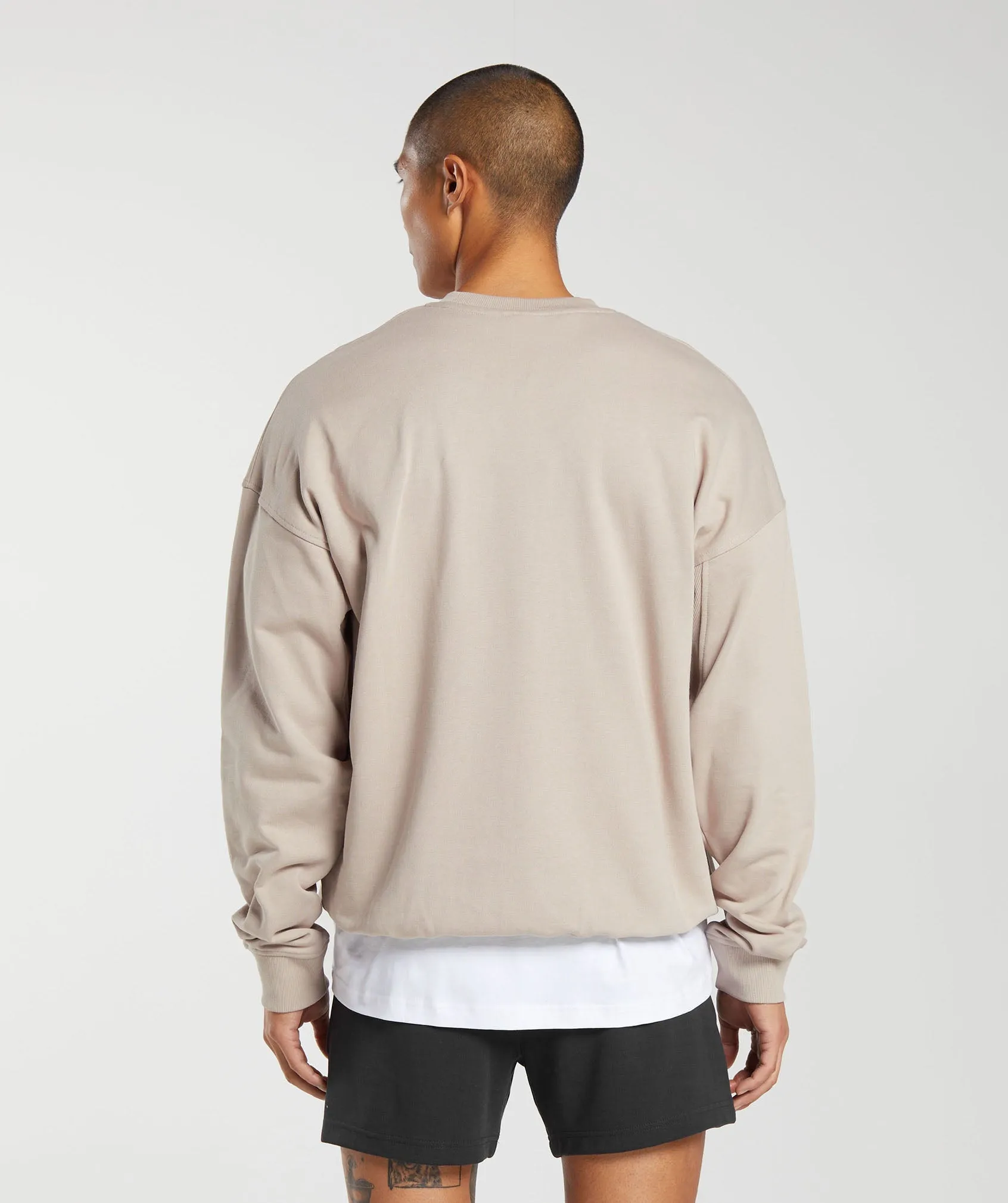 Gymshark Rest Day Essential Crew - Stone Pink sold by Gymshark product image thumbnail 2