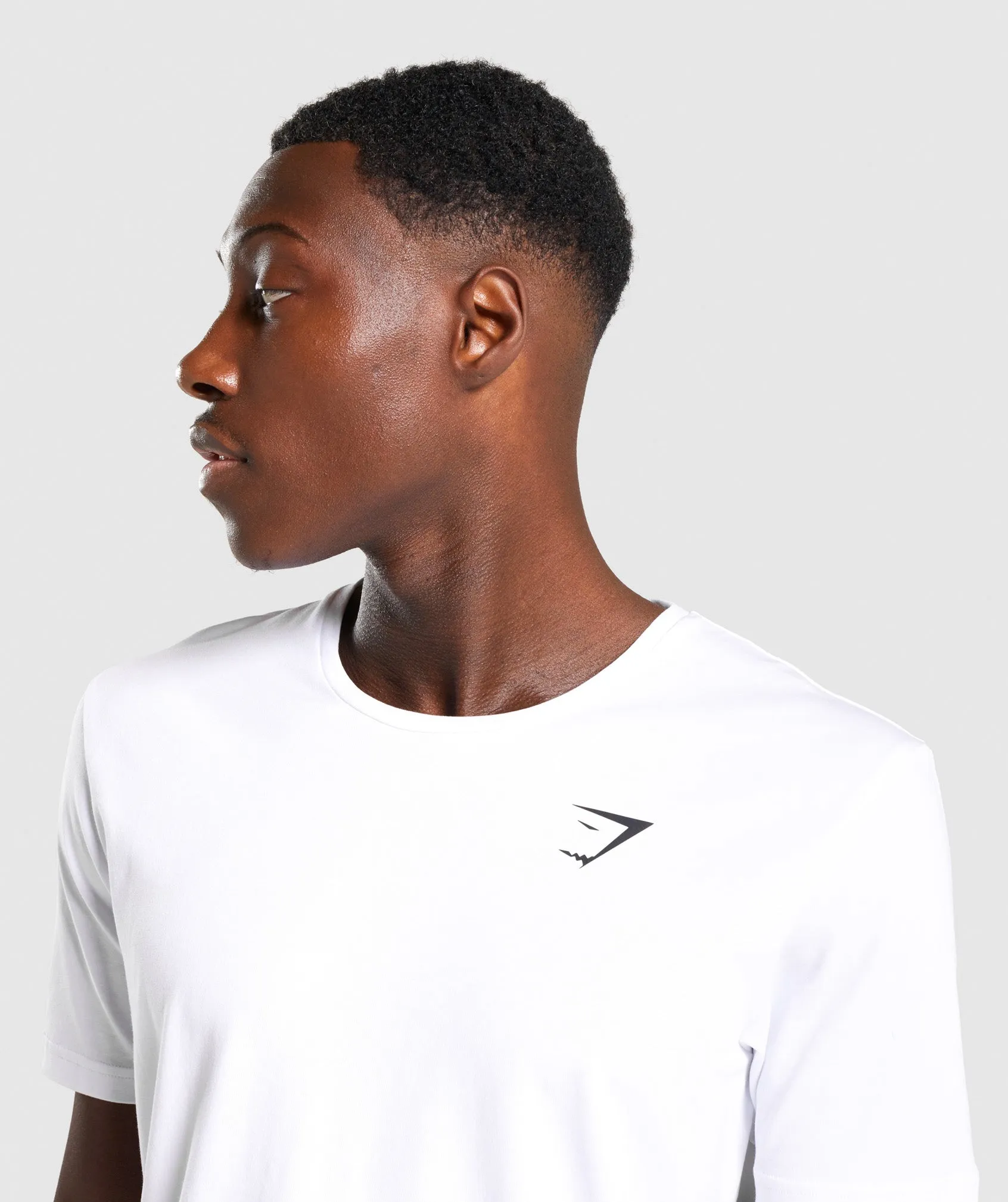 Gymshark Critical T-Shirt - White sold by Gymshark product image thumbnail 5