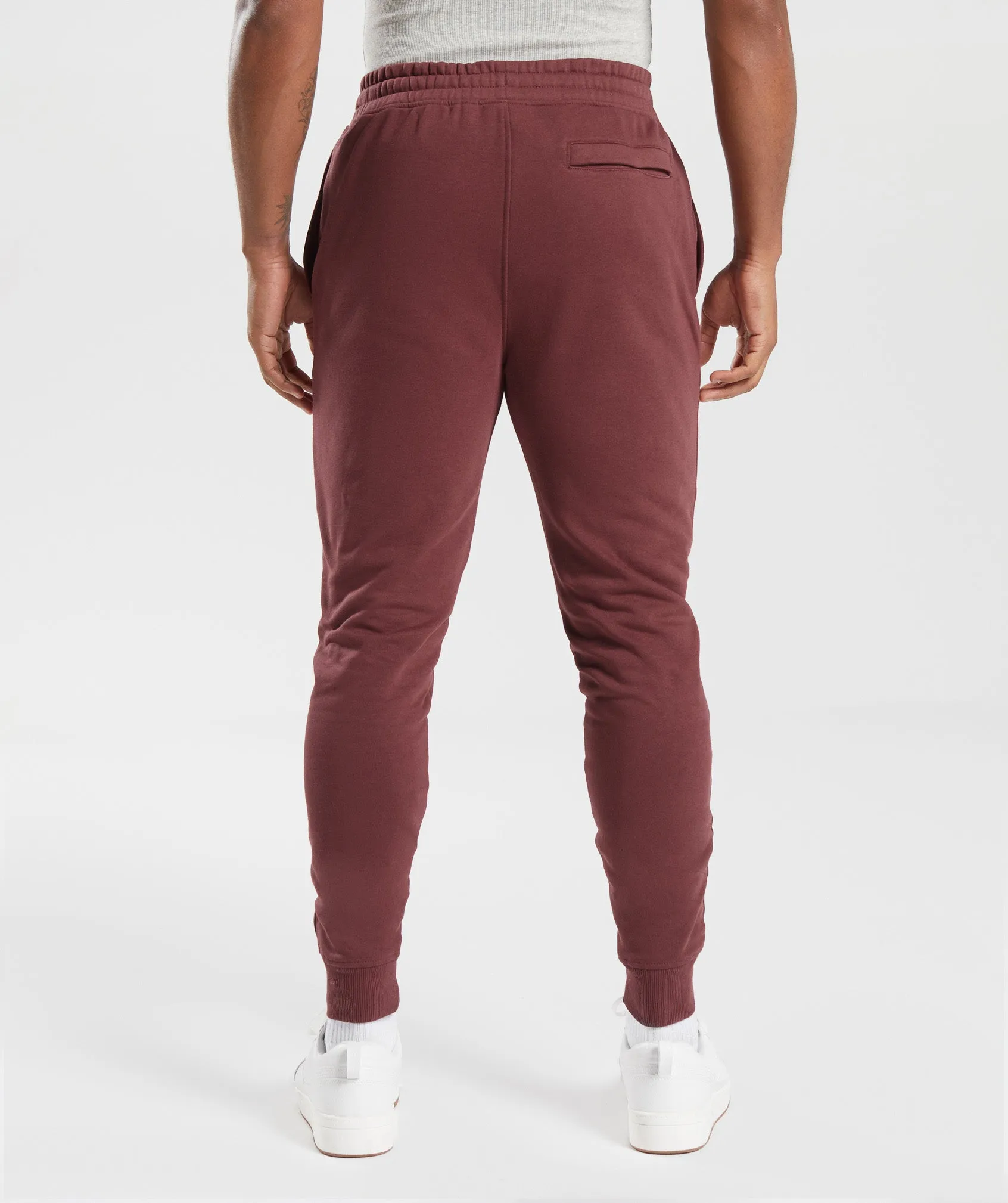 Gymshark Crest Joggers - Washed Burgundy sold by Gymshark product image thumbnail 2