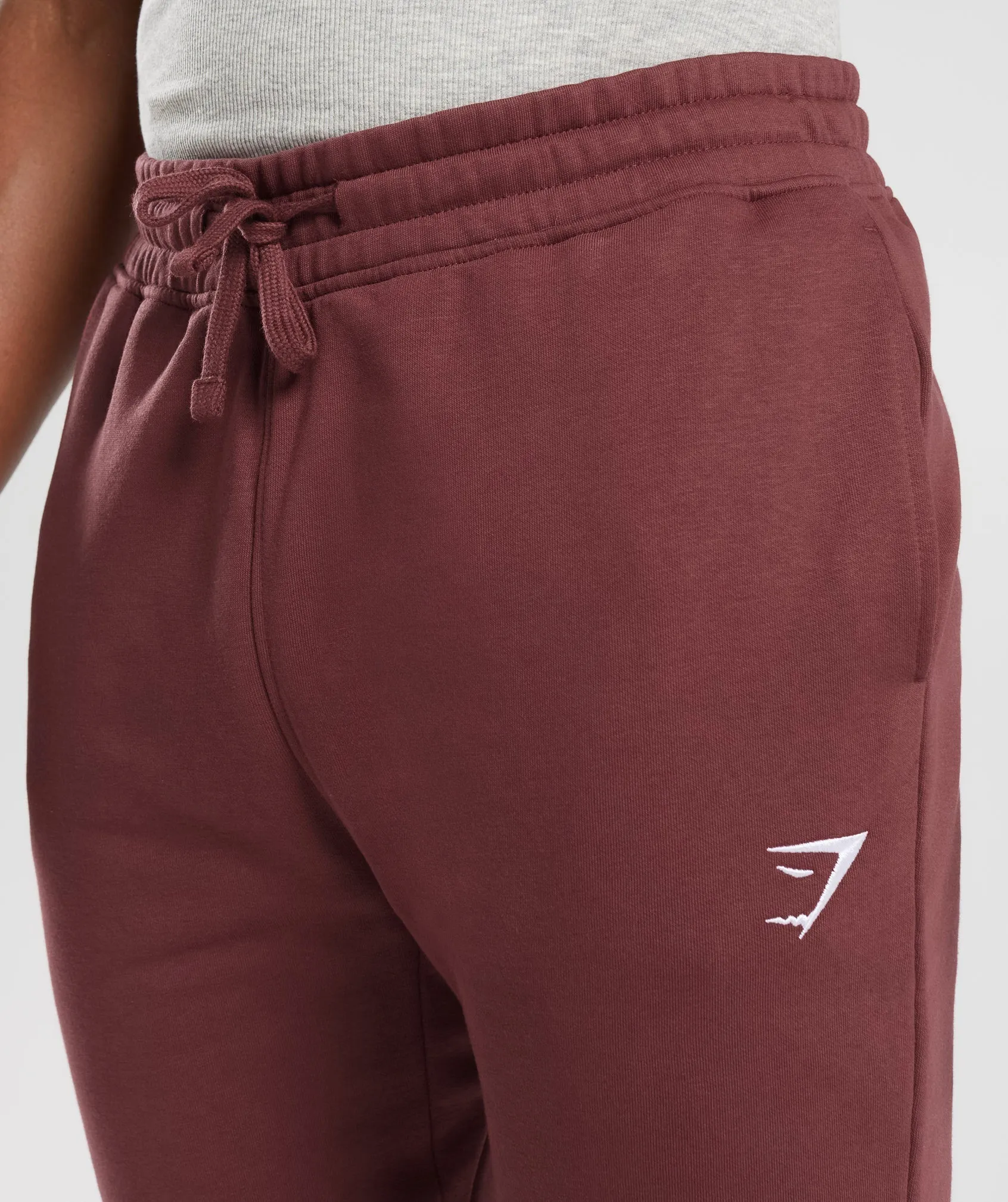 Gymshark Crest Joggers - Washed Burgundy sold by Gymshark product image thumbnail 5