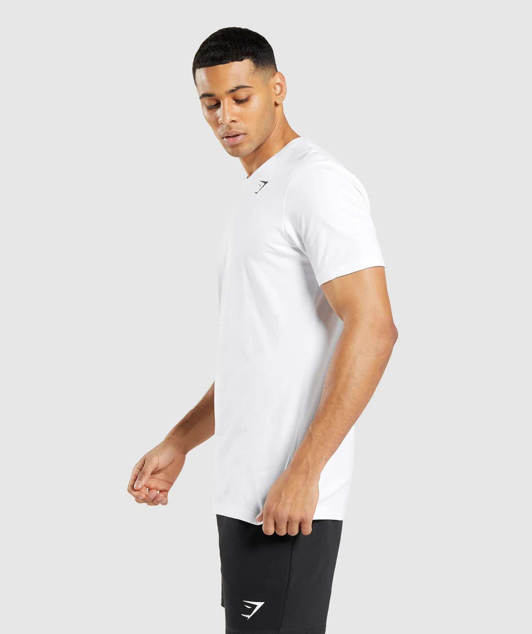 Gymshark Essential T-Shirt - White sold by Gymshark product image thumbnail 3