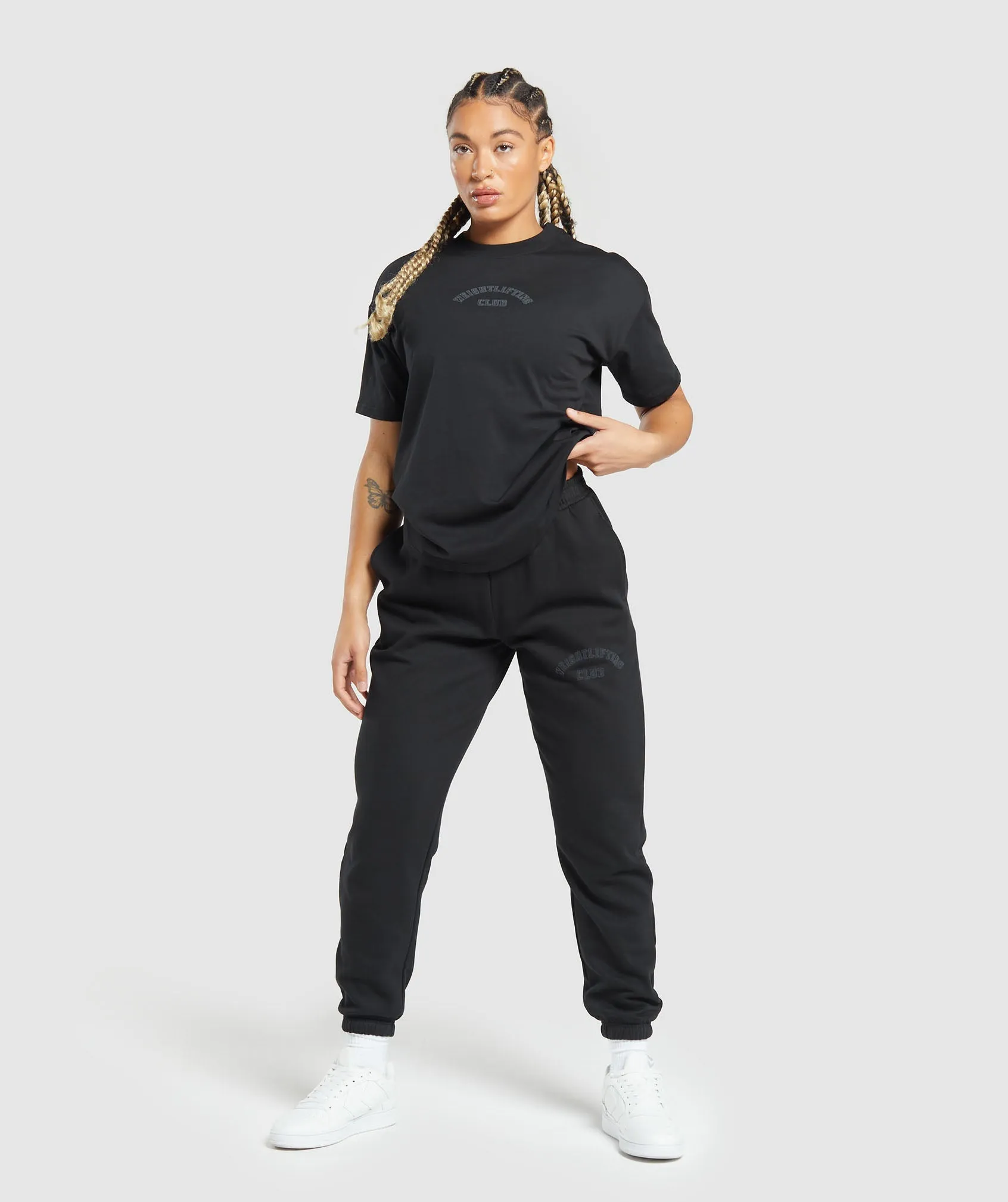 Gymshark Weightlifting Oversized T-Shirt - Black sold by Gymshark product image thumbnail 4