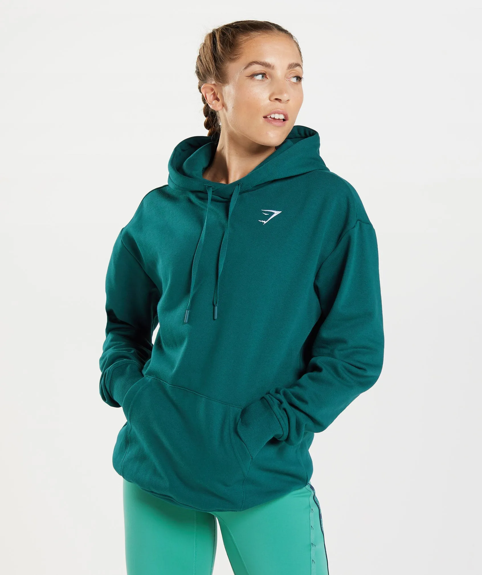 Gymshark Training Oversized Hoodie - Winter Teal sold by Gymshark