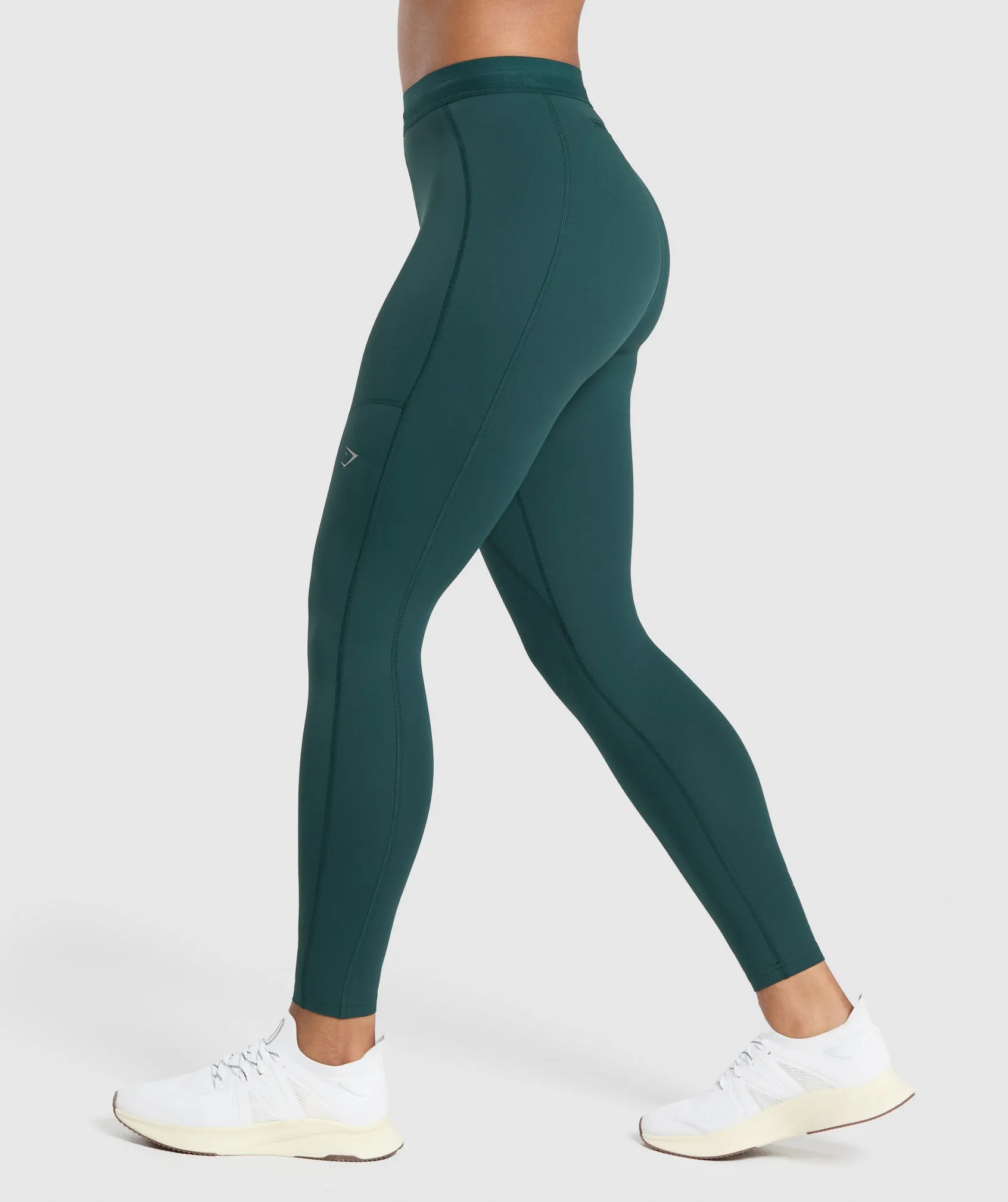 Gymshark Running Leggings - Strong Teal sold by Gymshark product image thumbnail 3